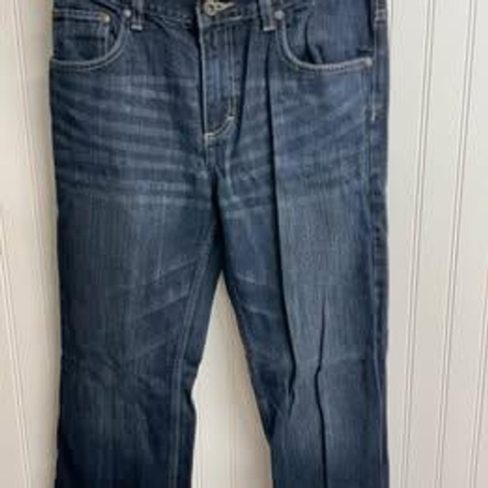 Urban Pipeline Ultimate Relaxed Straight Leg Jeans Dark Wash Blue Mens 31x30